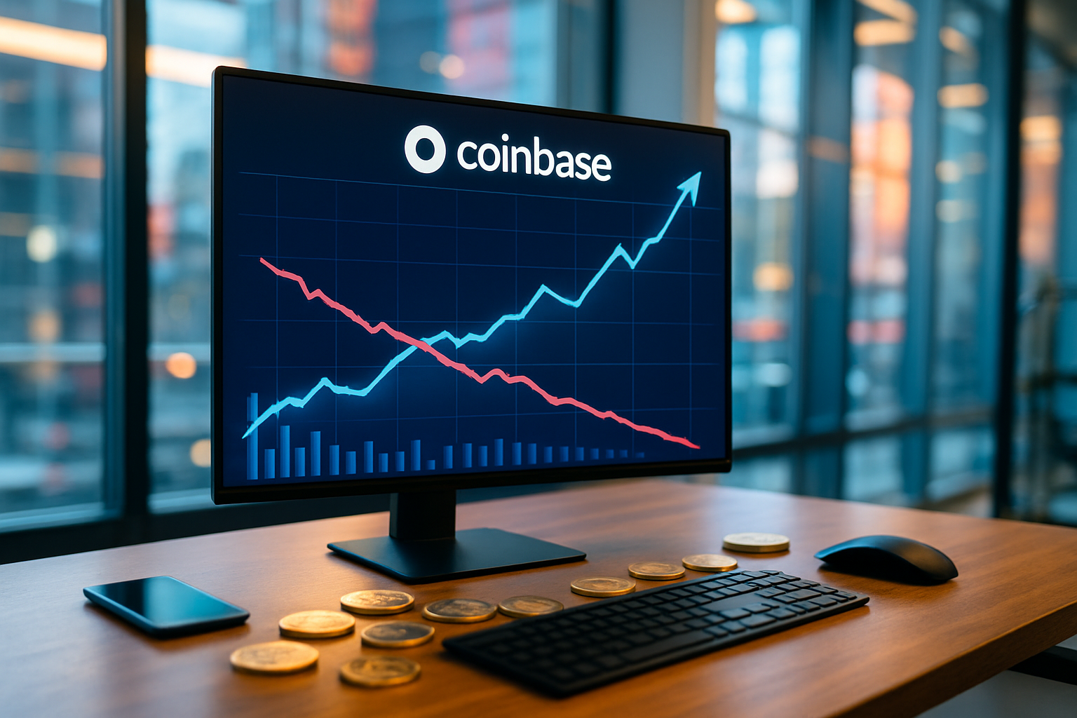 découvrez comment coinbase a enregistré une augmentation de ses revenus au premier trimestre, malgré une baisse des profits. analyse des tendances du marché et des facteurs influençant cette performance.
