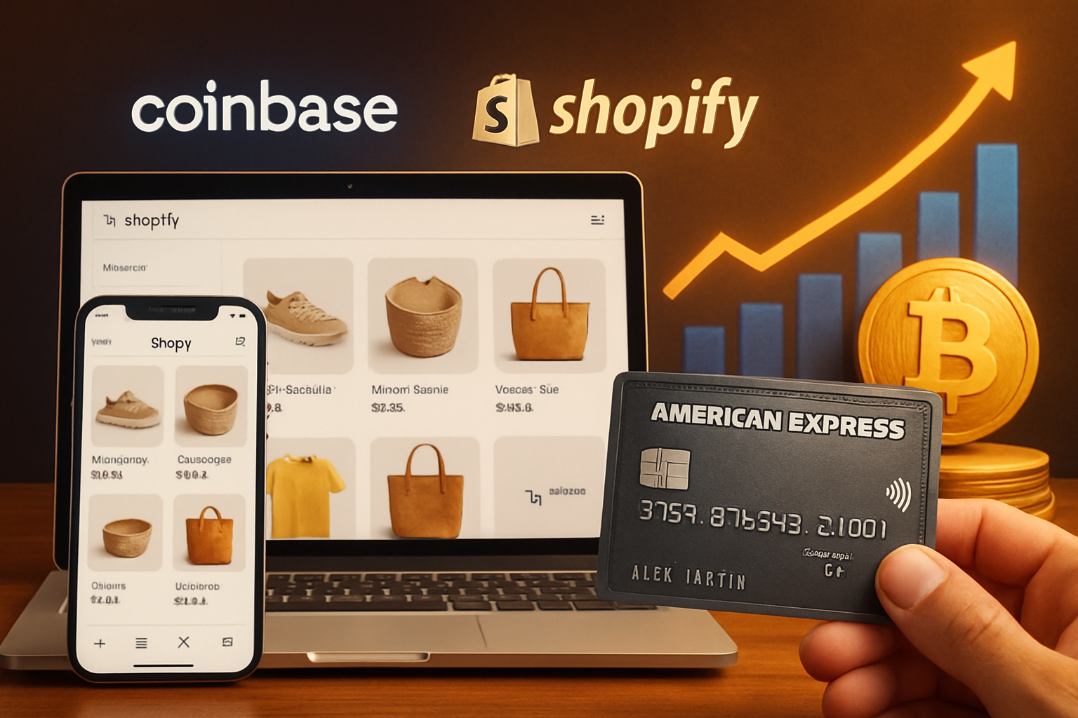 découvrez comment coinbase révolutionne le commerce en ligne avec sa nouvelle intégration avec shopify, tout en offrant une carte amex qui permet de gagner du cashback en bitcoin. profitez des avantages de la crypto-monnaie dans votre quotidien grâce à cette innovation.