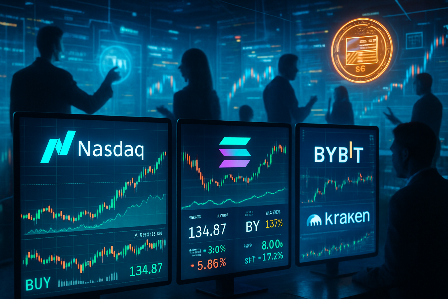 découvrez comment backed finance révolutionne l'investissement en intégrant le nasdaq sur les blockchains solana, bybit et kraken, permettant ainsi la tokenisation des actions américaines pour un accès facilité et sécurisé aux marchés financiers.