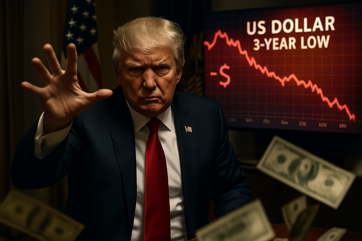 découvrez comment les récentes menaces de trump impactent le marché des devises, provoquant une chute du dollar à son plus bas niveau en trois ans. analyse des conséquences économiques et des réactions des investisseurs face à cette situation incertaine.