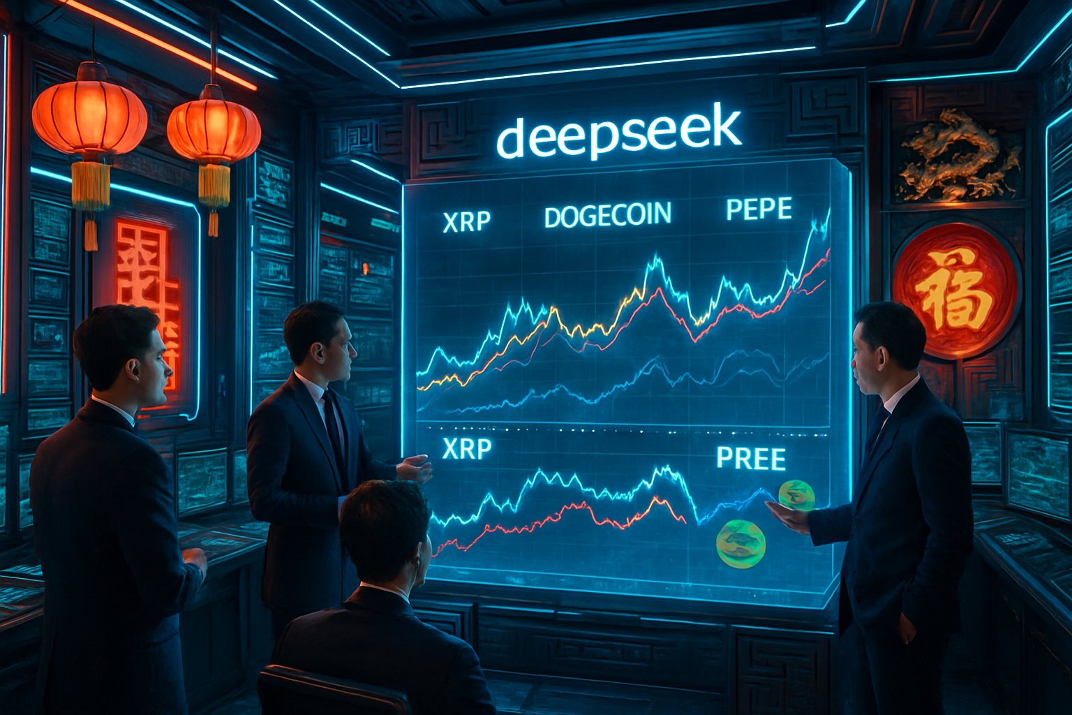 découvrez comment l'ia deepseek de chine anticipe les évolutions des prix de l'xrp, du dogecoin et de pepe d'ici fin 2025. analysez les tendances du marché et les prévisions d'une technologie révolutionnaire qui pourrait transformer vos investissements en cryptomonnaies.