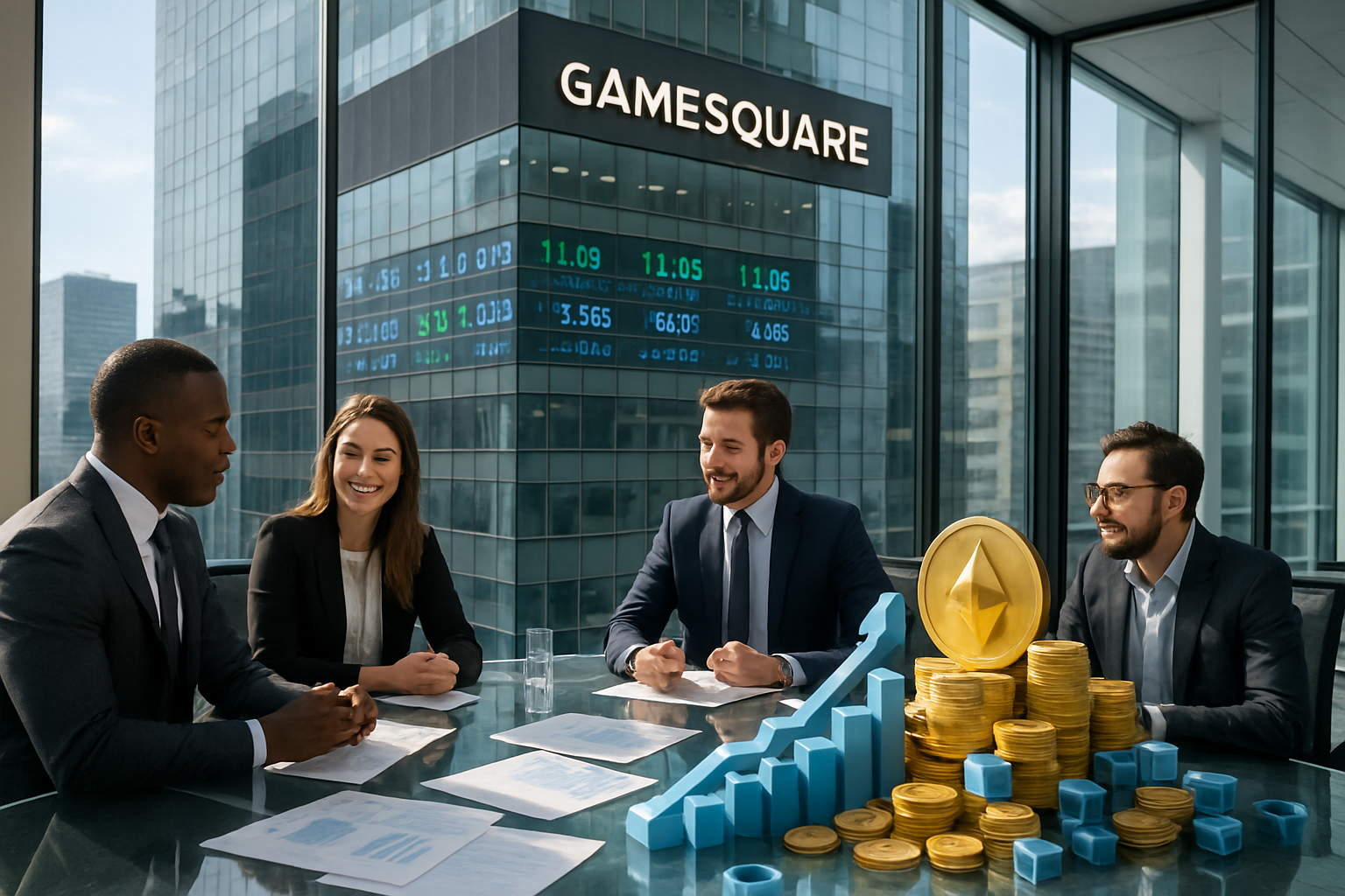 découvrez comment gamesquare, récemment coté au nasdaq, a réussi à lever 8 millions de dollars pour initier un ambitieux trésor de 100 millions de dollars en ethereum, marquant une étape majeure dans l'univers des jeux et des cryptomonnaies.
