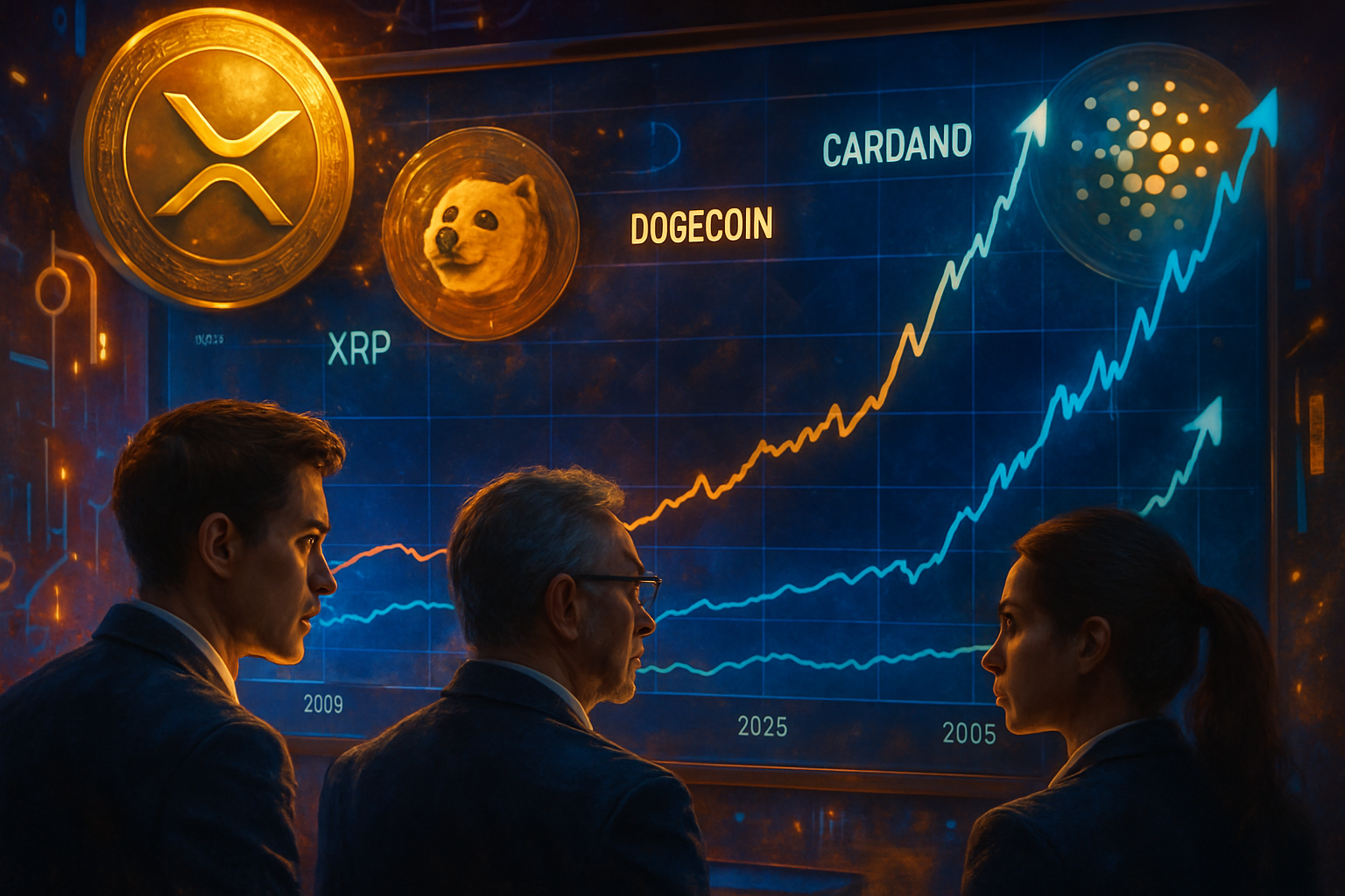 découvrez les analyses et prévisions de perplexity ai sur l'évolution des prix d'xrp, dogecoin et cardano d'ici la fin de l'année 2025. restez informé des tendances du marché des cryptomonnaies et des insights d'experts pour mieux anticiper vos investissements.