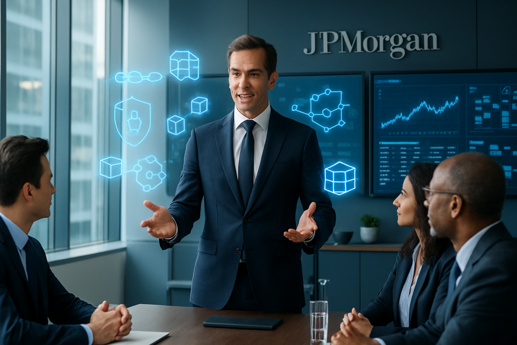 découvrez comment jpmorgan renforce sa présence dans le secteur de la blockchain avec la nomination d'un nouveau co-responsable mondial pour sa branche kinexys, visant à innover et transformer les solutions financières.