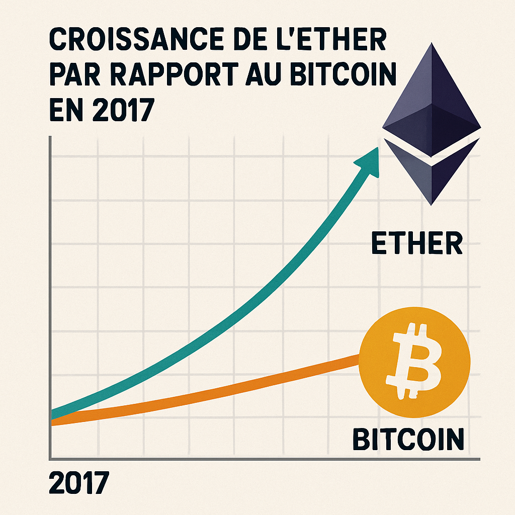 selon tom lee de bitmine, ether pourrait entamer un cycle de croissance similaire à celui du bitcoin en 2017, promettant une évolution majeure pour la cryptomonnaie.