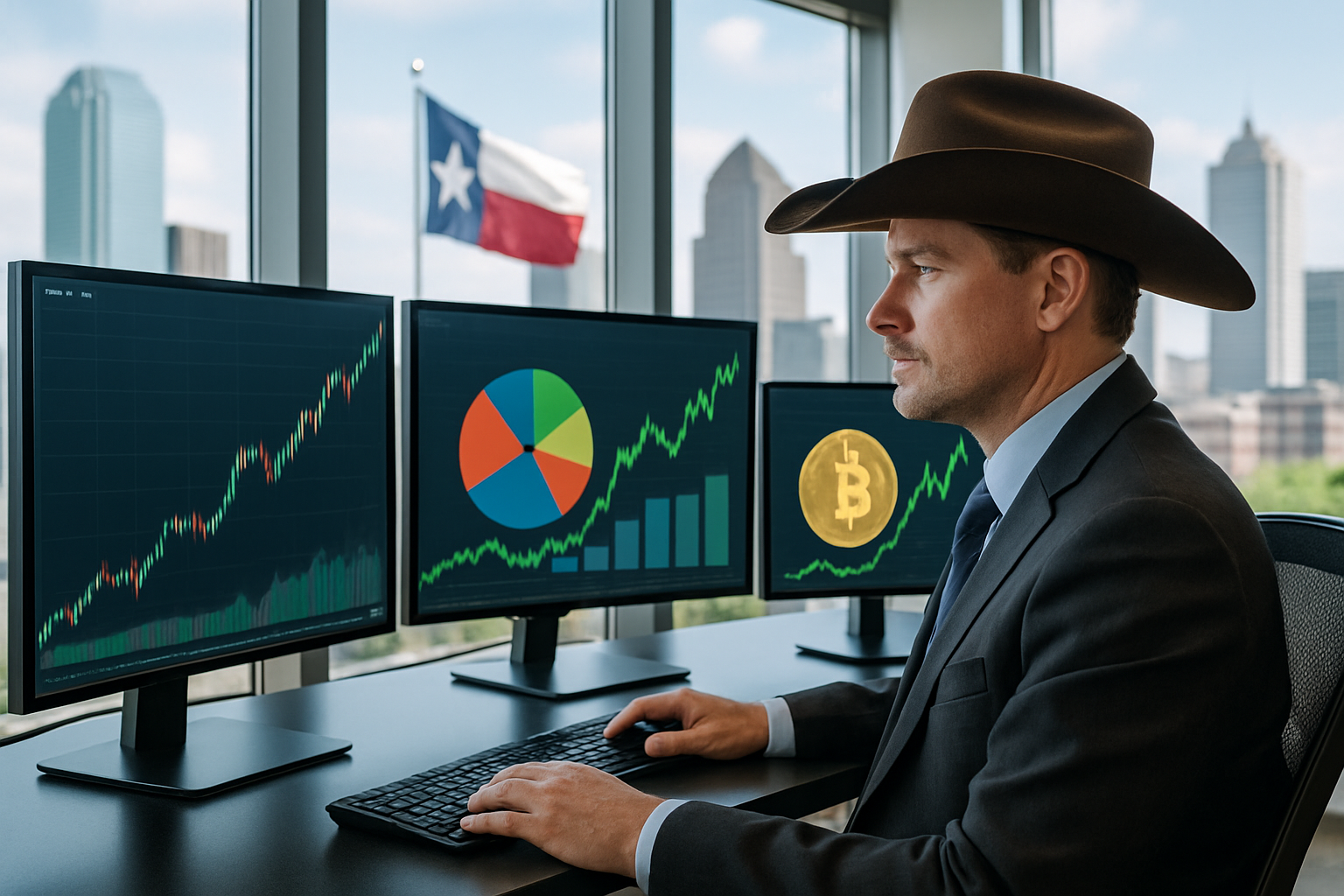 le texas investit 5 millions de dollars dans des actions d'etf bitcoin et envisage un investissement direct supplémentaire de 5 millions de dollars en bitcoin, renforçant ainsi sa stratégie financière innovante.