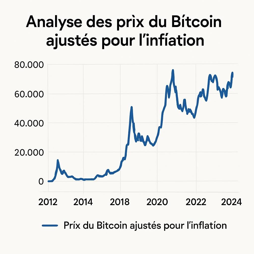 selon galaxy research, le prix du bitcoin n'a pas encore franchi les 100 000 $ une fois l'inflation prise en compte, soulignant les défis de l'investissement dans la crypto-monnaie.