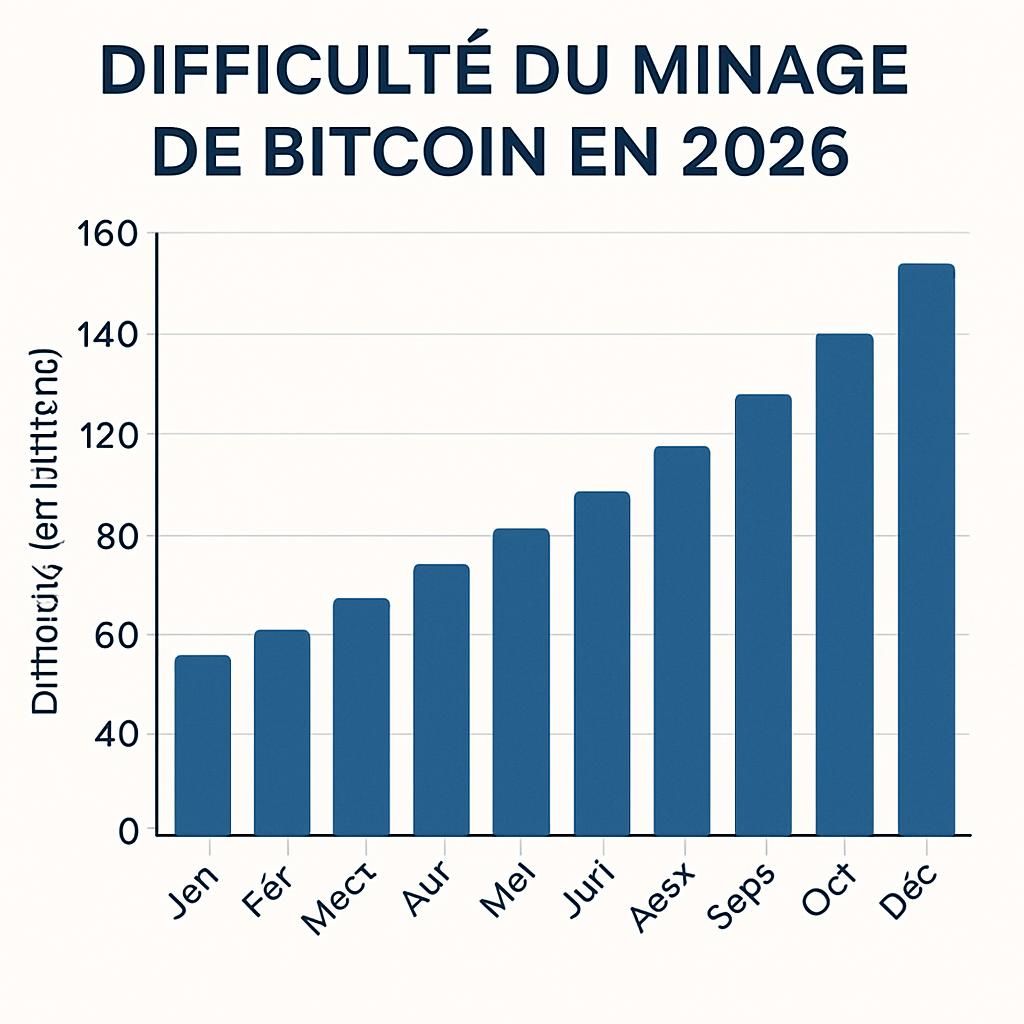 découvrez comment la difficulté du minage de bitcoin atteint presque un niveau historique à l'approche de l'année 2026, impactant la rentabilité et la sécurité du réseau.