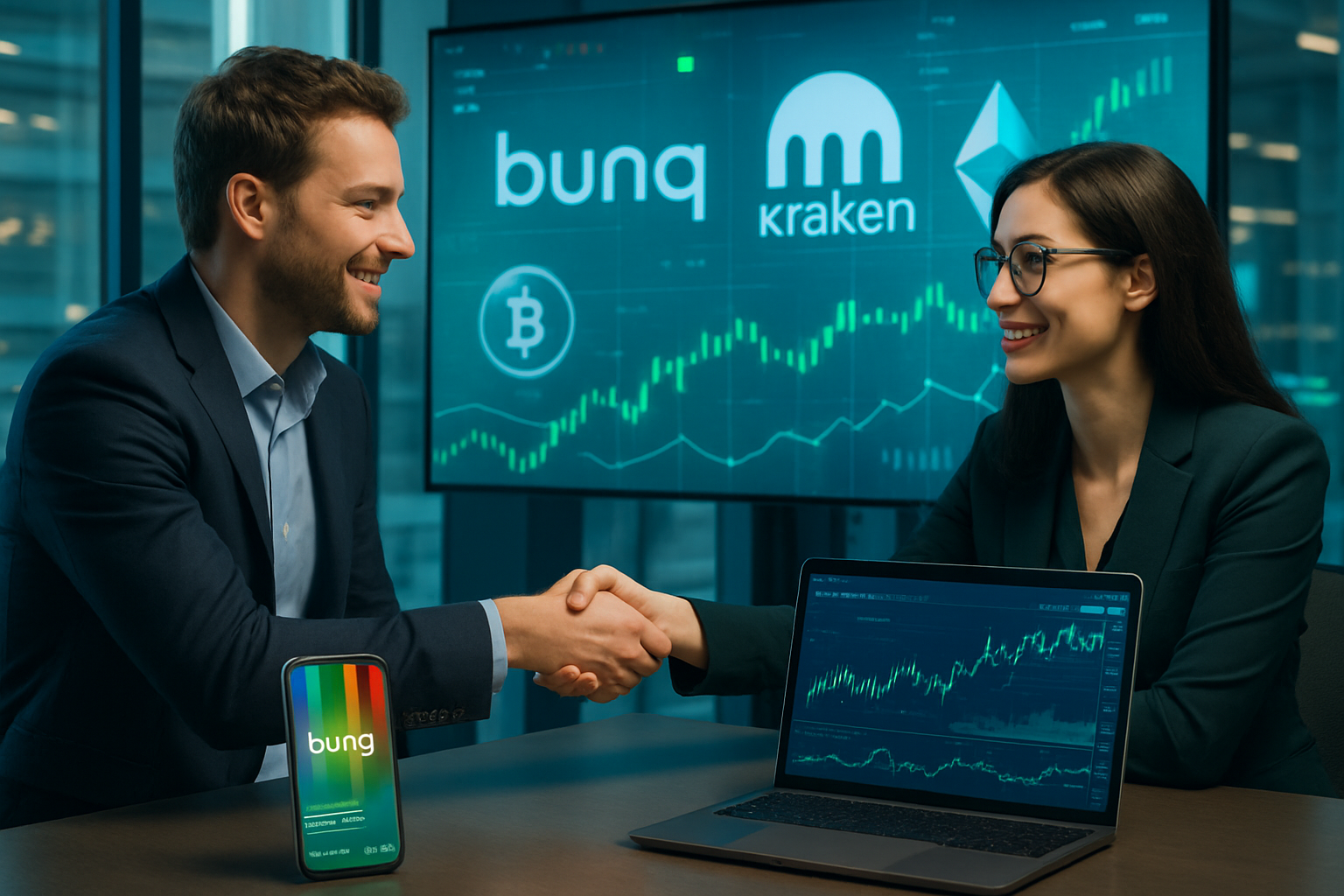 découvrez comment la néobanque bunq et la plateforme kraken unissent leurs forces pour transformer l'accès aux services cryptographiques, offrant innovation et sécurité aux utilisateurs.