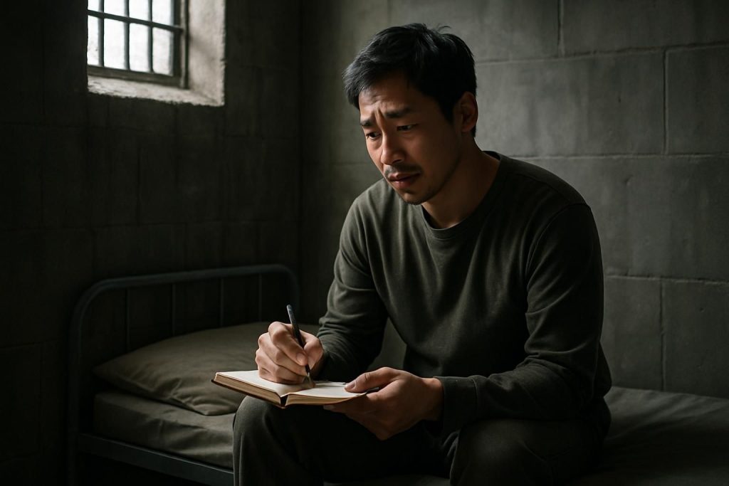 découvrez le récit poignant du cofondateur de samourai wallet qui partage son expérience bouleversante de son premier jour en prison à travers une lettre émouvante.