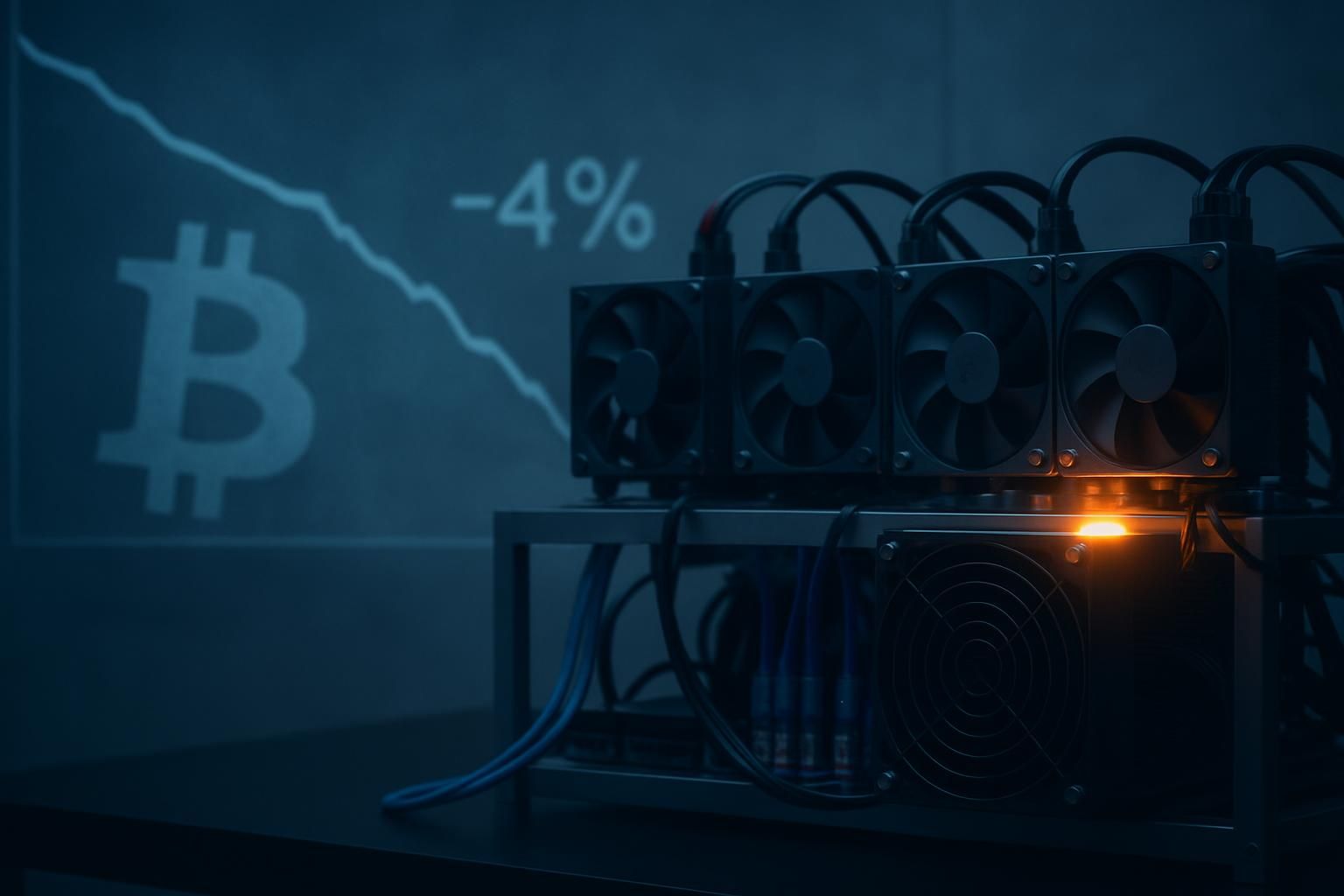 le hashrate du bitcoin baisse de 4 % en décembre, un signe potentiel d'un retournement haussier selon les experts de vaneck. analyse des implications pour les investisseurs.