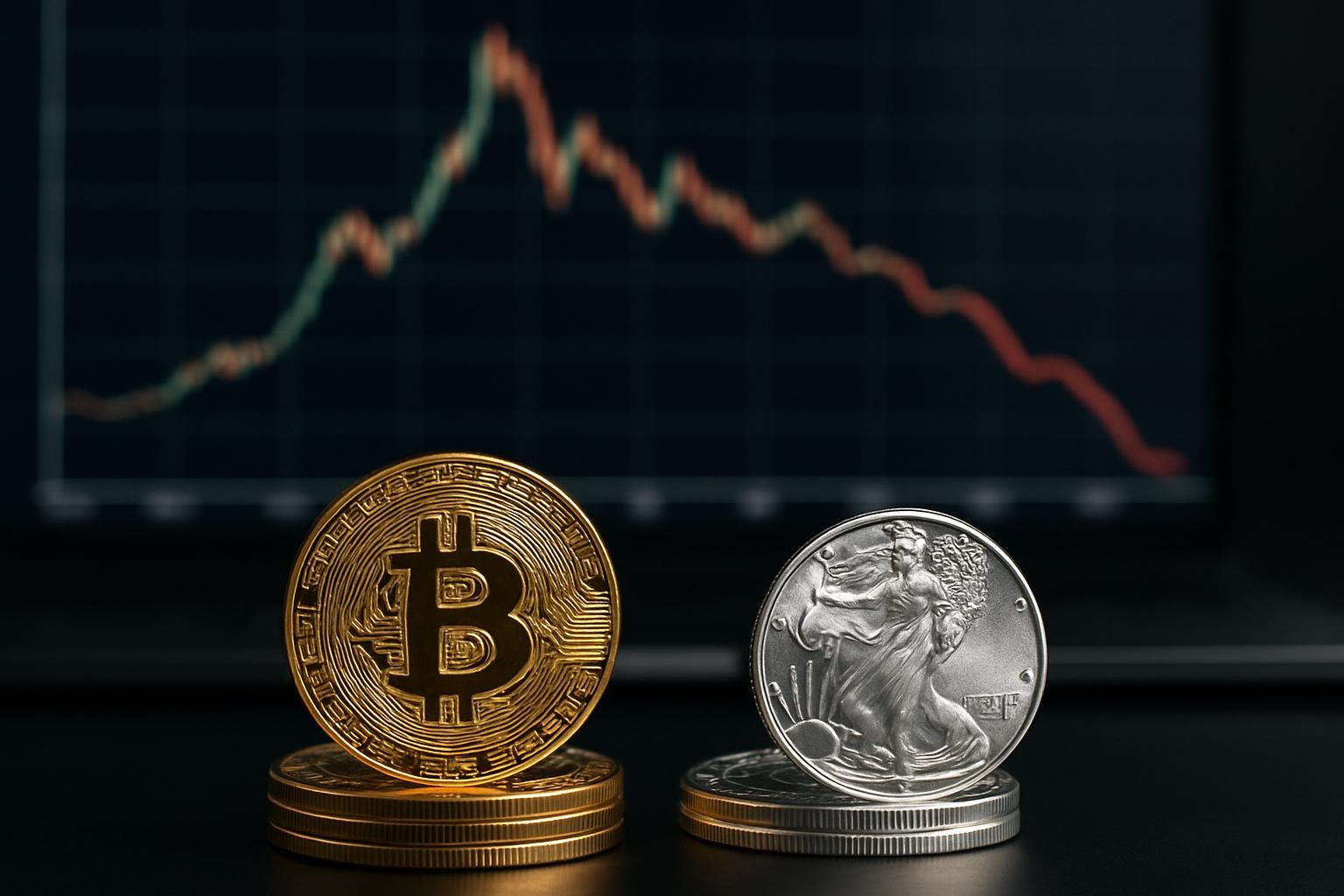 analyse du ratio bitcoin/argent qui replonge en dessous des sommets historiques atteints lors du record de 2017, explorant les implications pour les investisseurs et le marché.