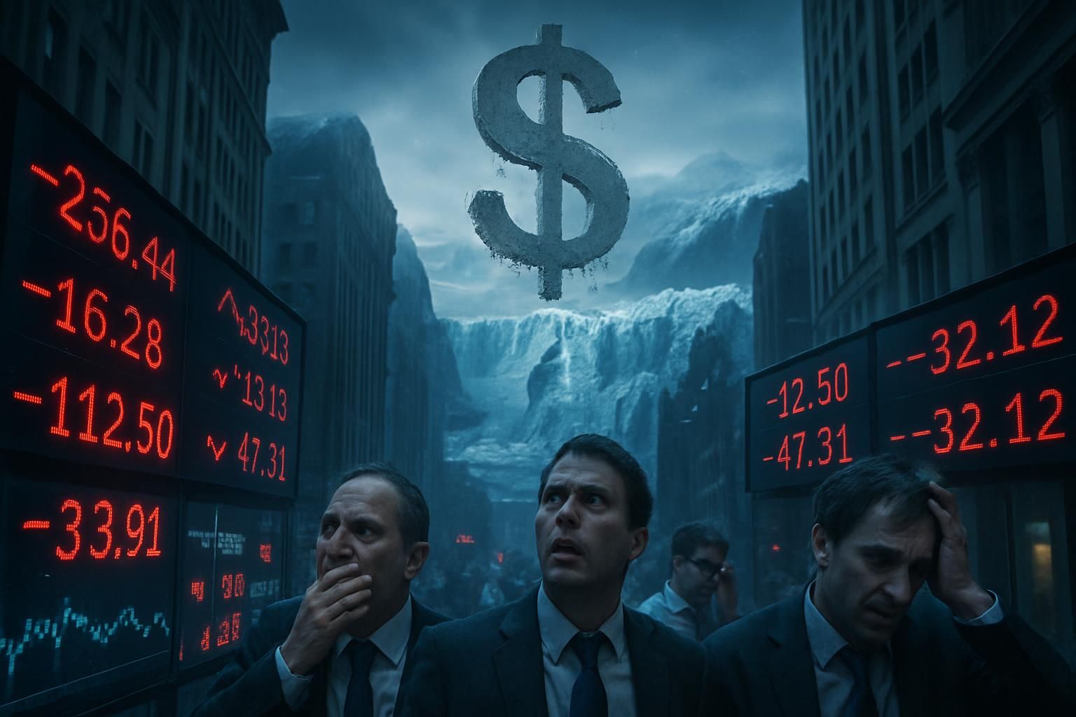 wall street chute et le dollar perd de la valeur alors que la crise au groenland crée une incertitude majeure, perturbant les marchés financiers mondiaux.